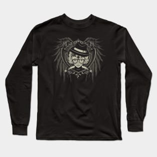 Skull Gambler Long Sleeve T-Shirt